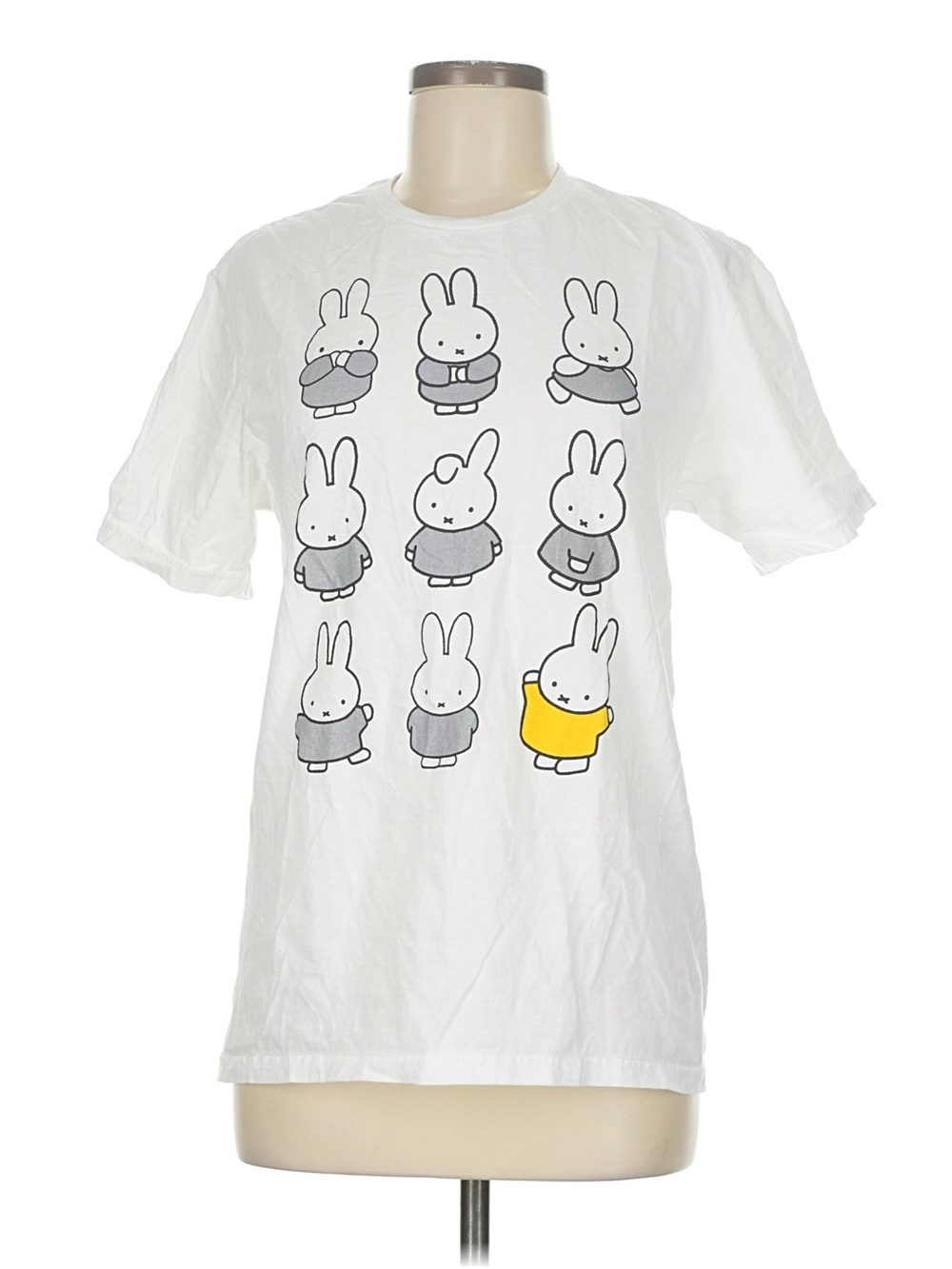 Miffy Adorable White Tee Shirt with Bunnies
